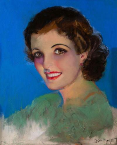 Zo Mozert Golden Age of Illustration Beautiful Smiling Woman Female Illustrator