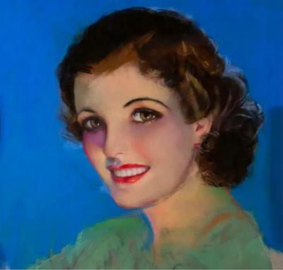Zo Mozert Golden Age of Illustration Beautiful Smiling Woman Female Illustrator