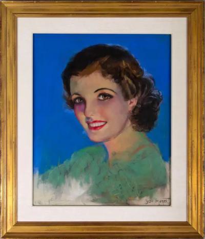 Zo Mozert Golden Age of Illustration Beautiful Smiling Woman Female Illustrator