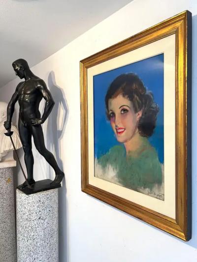 Zo Mozert Golden Age of Illustration Beautiful Smiling Woman Female Illustrator