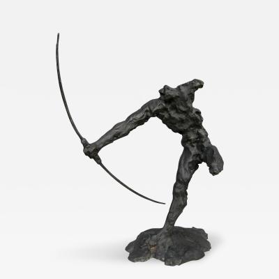 Zoran Males Bronze Sculpture of an Archer by Zoran Males