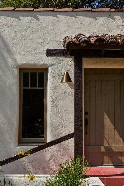 ZuZu Brown Painted Brass Wall Sconce in the Style of Jacques Biny