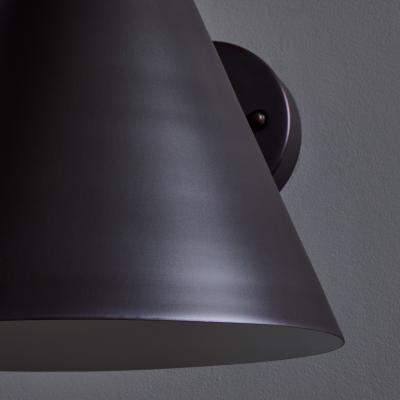 ZuZu Dark Brown Patinated Copper Wall Sconce in the Style of Jacques Binyv