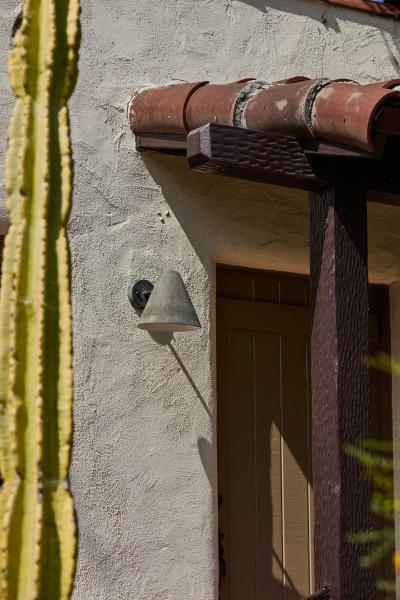 ZuZu Darkly Patinated Brass Wall Sconce in the Style of Jacques Biny