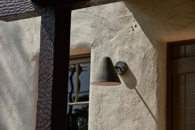 ZuZu Darkly Patinated Brass Wall Sconce in the Style of Jacques Biny