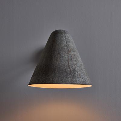 ZuZu Darkly Patinated Brass Wall Sconce in the Style of Jacques Biny