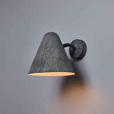 ZuZu Darkly Patinated Brass Wall Sconce in the Style of Jacques Biny