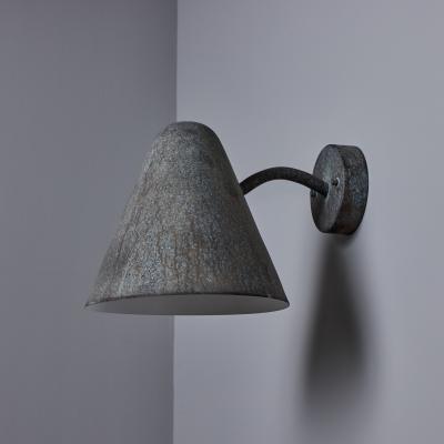 ZuZu Darkly Patinated Brass Wall Sconce in the Style of Jacques Biny