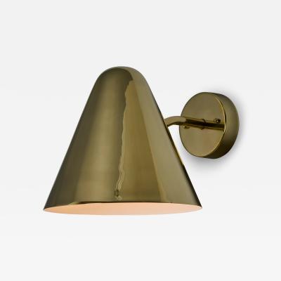 ZuZu Polished Brass Wall Sconce in the Style of Jacques Biny