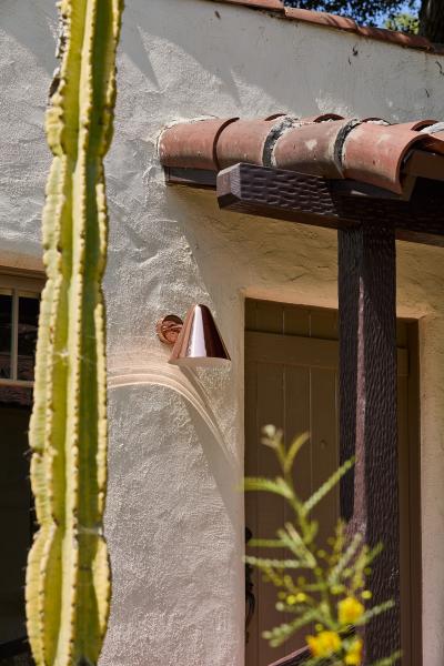 ZuZu Polished Copper Wall Sconce in the Style of Jacques Biny