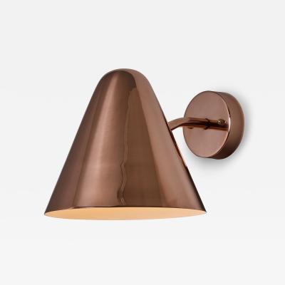 ZuZu Polished Copper Wall Sconce in the Style of Jacques Biny