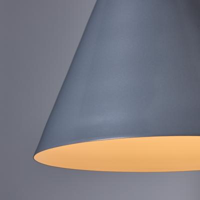 ZuZu Silver Painted Brass Wall Sconce in the Style of Jacques Biny