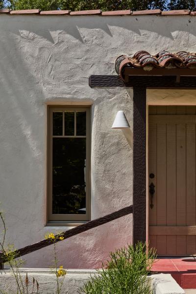 ZuZu White Painted Brass Wall Sconce in the Style of Jacques Biny