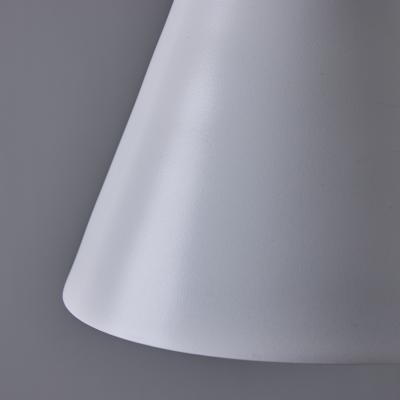 ZuZu White Painted Brass Wall Sconce in the Style of Jacques Biny