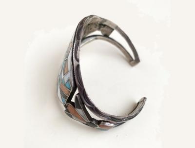 Zuni bracelet with Polik Mana design