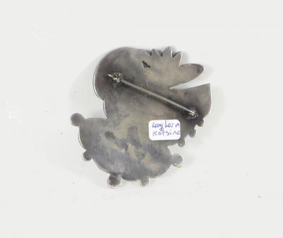 Zuni channel inlaid long horn katsina Saiyatasha 