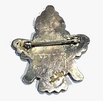 Zuni knifewing god pin