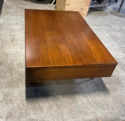 a Lovely Walnut coffee Table by Kip Stewart for the Drexel Declaration Group