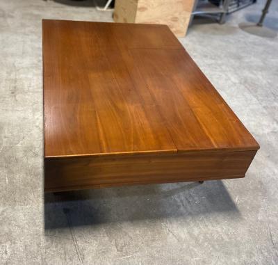 a Lovely Walnut coffee Table by Kip Stewart for the Drexel Declaration Group