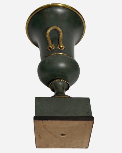 air of Medici style Empire vase lamps France circa 1940