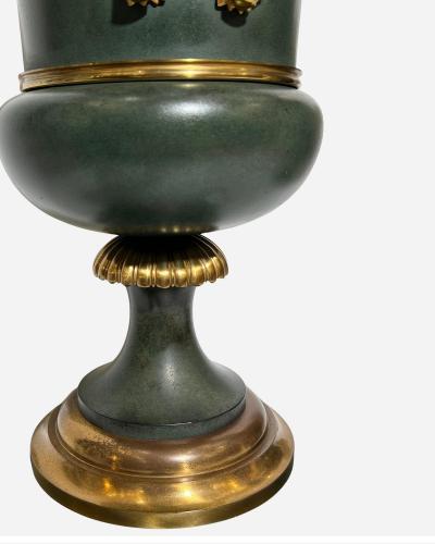 air of Medici style Empire vase lamps France circa 1940