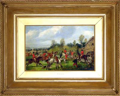 Samuel Alken Jr A Set of 4 The Meet Taking the Fence Crossing the Brook Gone to Ground