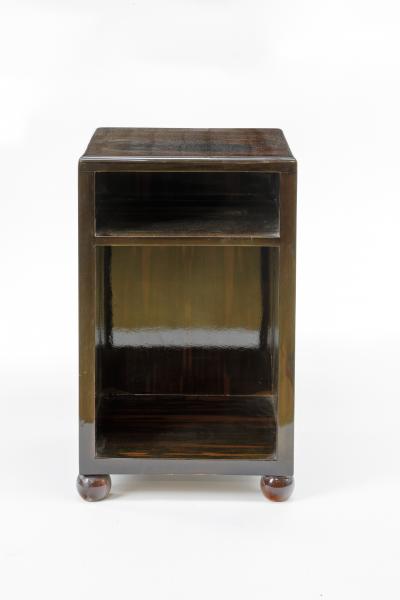art deco superb macassar side table