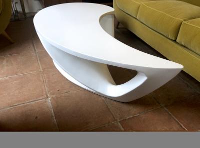 boomerang shaped organic coffee table