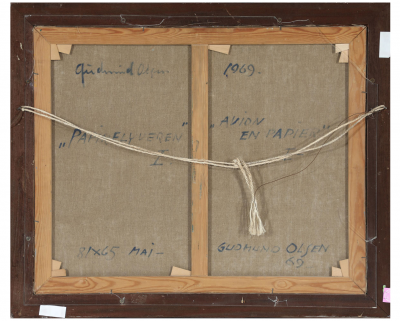 c1965 Gudmund Olsen 1913 1985 o c Danish