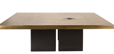 christian heckcsher Square coffee table by Christian Heckscher
