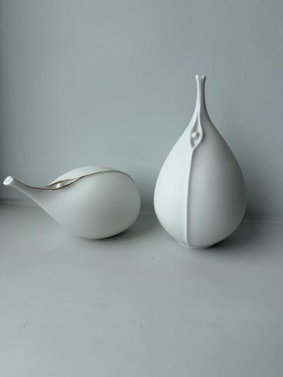 elisabeth Pott Bischofberger Two Porcelain Art Objects