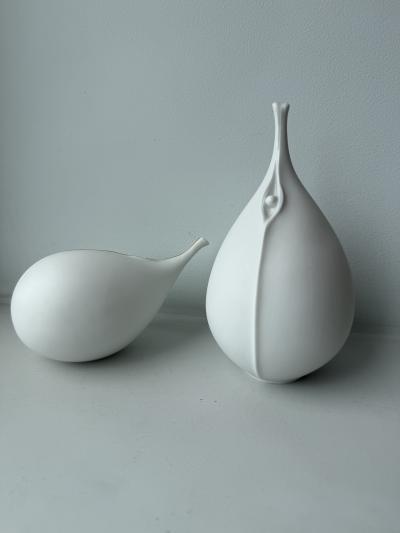 elisabeth Pott Bischofberger Two Porcelain Art Objects