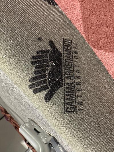 gamma arredamenti Pair of Fringe Slipper Chairs made in Italy by Gamma Arredamenti International