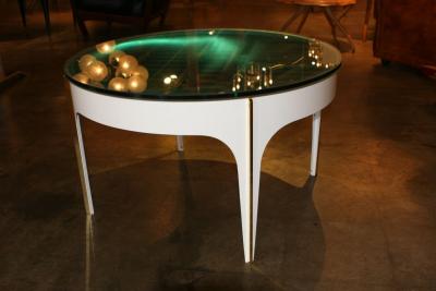 ma 39s Custom Ivory Magnifying Lens Coffee Table