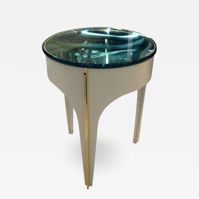 ma 39s Custom Ivory Magnifying Lens End Table