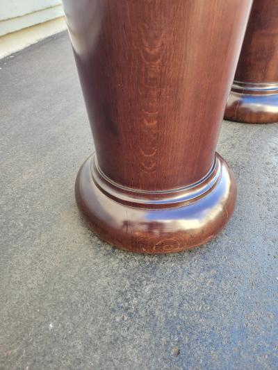 pair of stunning Art Deco Neo africanist pedestals