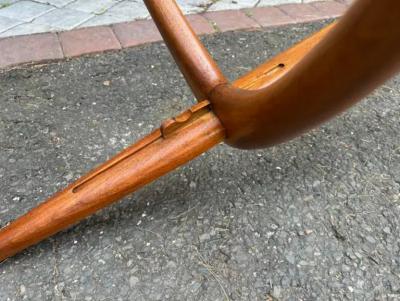 pierluigi Giordani Unusual Pierluigi Giordani style Sculptural Walnut Coffee Table Mid Century