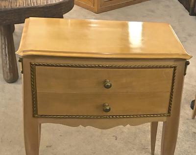 raoul lardin Raoul Lardin pair of 40s refined side tables or bedsides