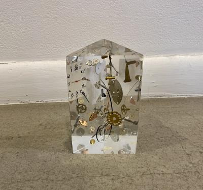 resin inclusion clocks