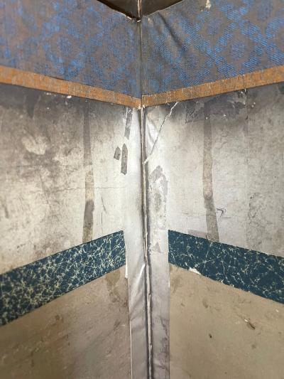 soga Shohaku Rare Japanese Floor Screen of Perched Eagles Soga Shohaku Edo period