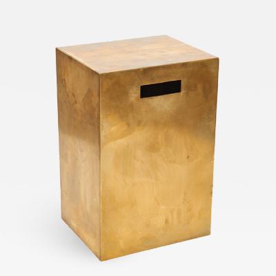 t brown studios bespoke Bronze Block Side Table