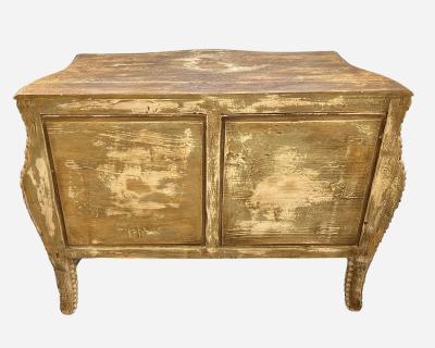 urved chest of drawers made from seashells France circa 1990