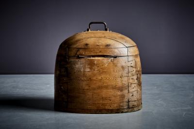 wooden former ice box France 1930s