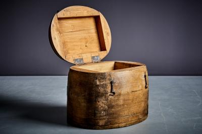 wooden former ice box France 1930s