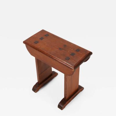wooden wabi sabi stool 1880