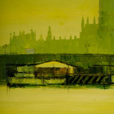 xx xx Green Sunset On The Thames
