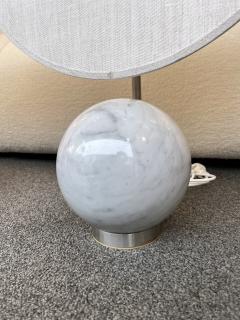  3 Luci Pair of Modular Marble Ball Lamps by 3 Luci Italy 1970s - 2301582