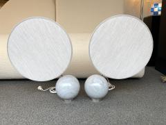  3 Luci Pair of Modular Marble Ball Lamps by 3 Luci Italy 1970s - 2301588