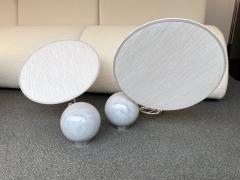  3 Luci Pair of Modular Marble Ball Lamps by 3 Luci Italy 1970s - 2301592
