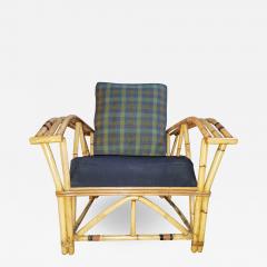  940s Bamboo Rattan Lounge Chair - 1555547